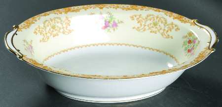 Mystery #72 10" Oval Vegetable Bowl