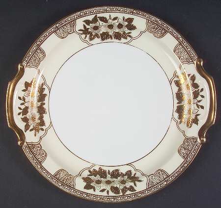 Mystery #75 Handled Cake Plate
