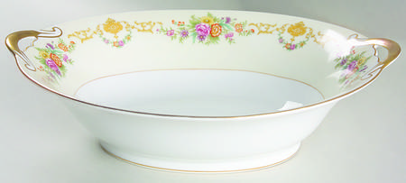 Mystery #77 10" Oval Vegetable Bowl