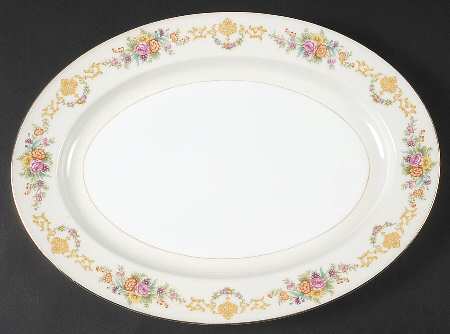 Mystery #77 13" Oval Serving Platter