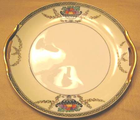 Mystery #80 Handled Cake Plate
