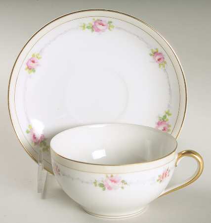 Mystery #84 Flat Cup & Saucer Set