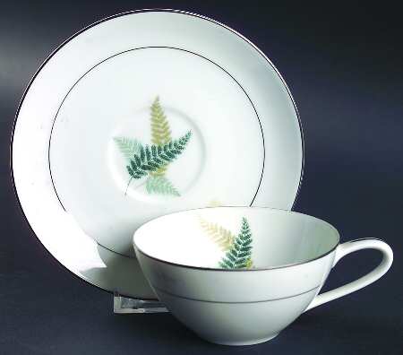 Mystery #85 Flat Cup & Saucer Set