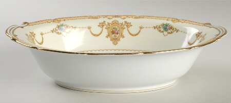 Mystery #87 10" Oval Vegetable Bowl