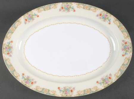 N102 16" Oval Serving Platter