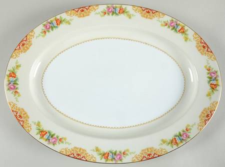 N107 16" Oval Serving Platter