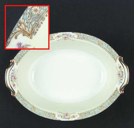 N116 9" Oval Vegetable Bowl