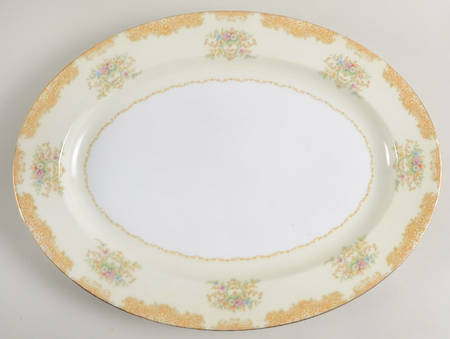 N127 16" Oval Serving Platter