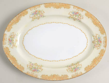 N127 11" Oval Serving Platter