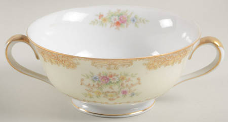 N127 Footed Cream Soup Bowl