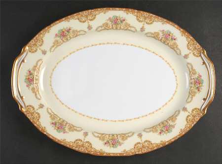 N129 16" Oval Serving Platter