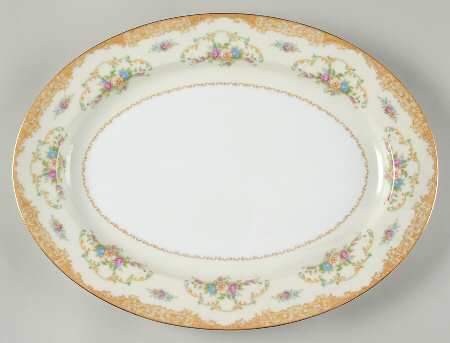 N135 16" Oval Serving Platter