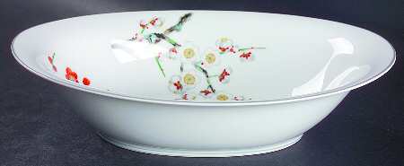 N139 10" Oval Vegetable Bowl