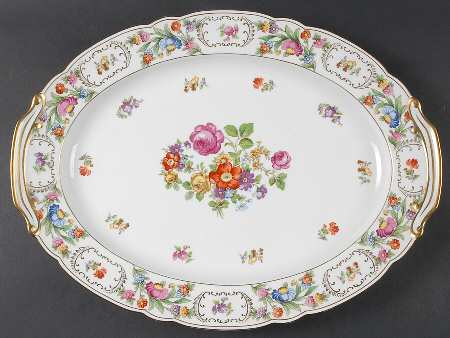 N152 16" Oval Serving Platter