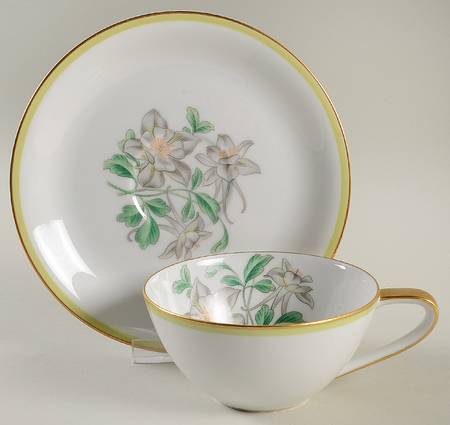 N161 Flat Cup & Saucer Set
