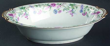 N167 10" Oval Vegetable Bowl