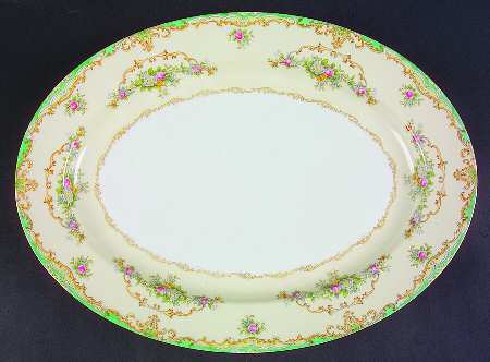 N17 13" Oval Serving Platter