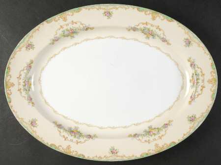 N17 16" Oval Serving Platter