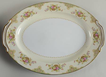 N177 16" Oval Serving Platter