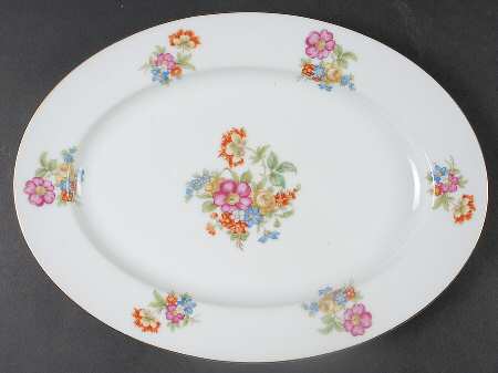 N178 12" Oval Serving Platter