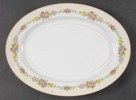 N187 13" Oval Serving Platter