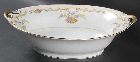 N189 10" Oval Vegetable Bowl