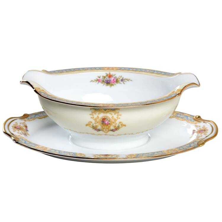 N194 Gravy Boat with Attached Underplate
