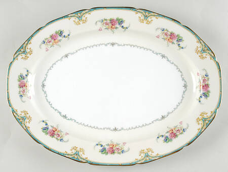 N205 15" Oval Serving Platter
