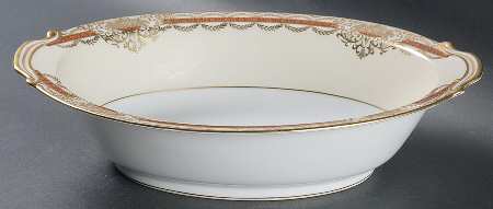 Prunella 10" Oval Vegetable Bowl