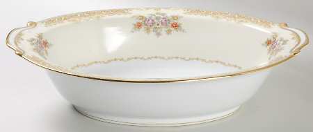 N244 10" Oval Vegetable Bowl