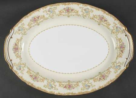 N245 16" Oval Serving Platter