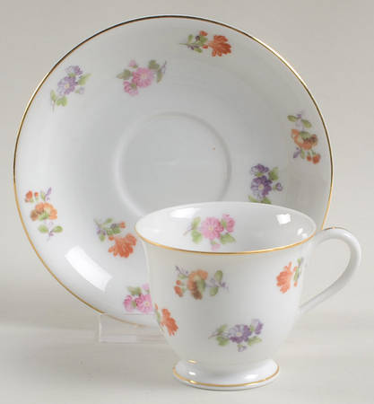 N263 Footed Demitasse Cup & Saucer Set