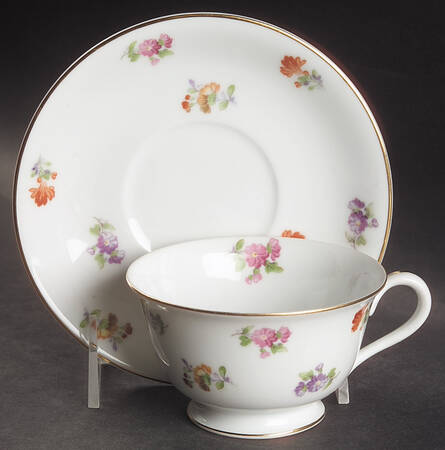 N263 Footed Cup & Saucer Set