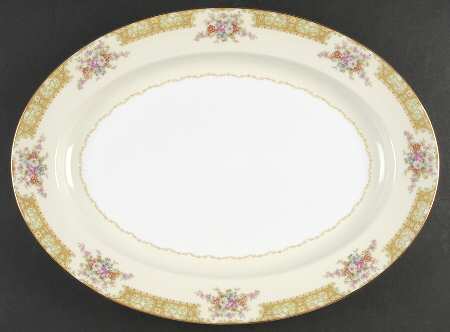 N268 16" Oval Serving Platter