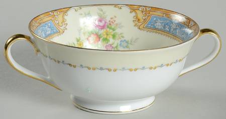 N273 Footed Cream Soup Bowl