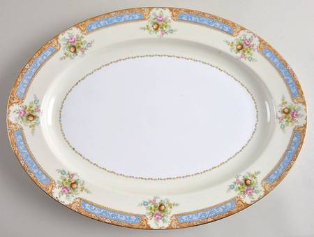 N273 16" Oval Serving Platter