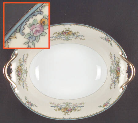 N283 10" Oval Vegetable Bowl