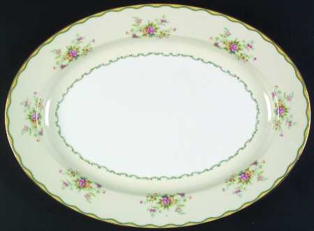 N284 16" Oval Serving Platter