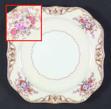 N290 Square Salad Plate