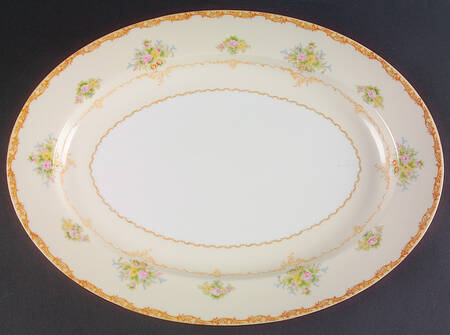 N309 16" Oval Serving Platter
