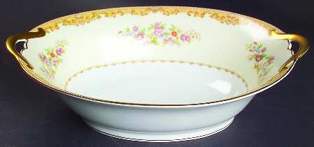 N319 10" Oval Vegetable Bowl