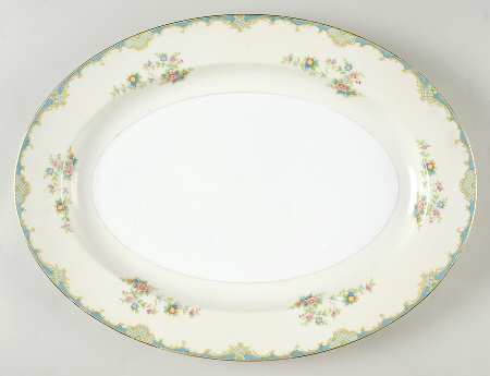 N338 16" Oval Serving Platter