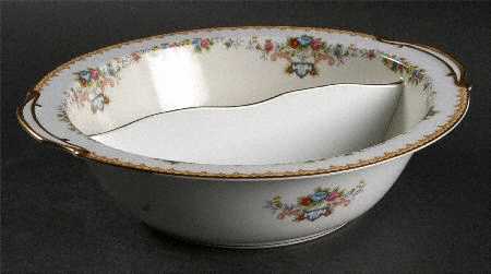 N367 10" Round Divided Vegetable Bowl