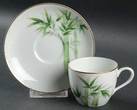 N369 Flat Demitasse Cup & Saucer Set