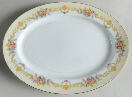 N38 13" Oval Serving Platter