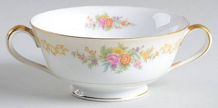 N38 Footed Cream Soup Bowl