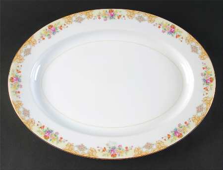 N399 16" Oval Serving Platter
