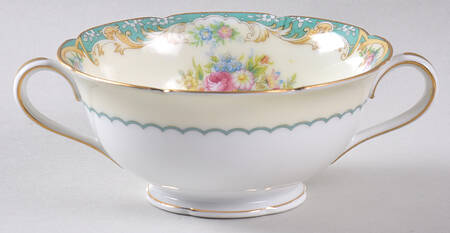 N406 Footed Cream Soup Bowl