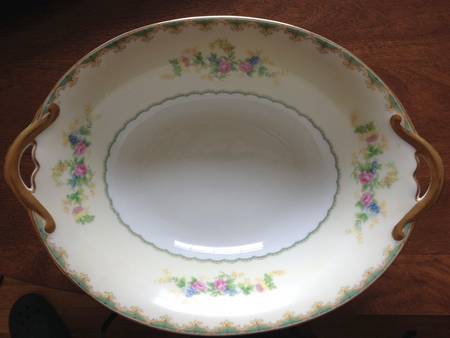 N412 9" Oval Vegetable Bowl