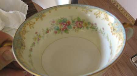 N43 Flat Cream Soup Bowl